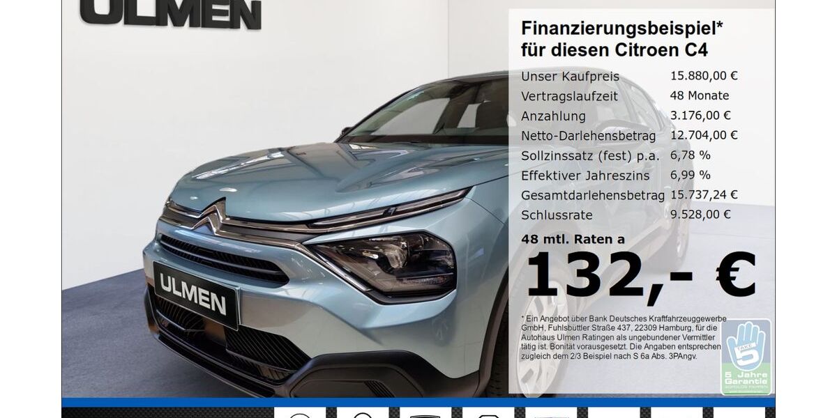 Citroen C4 11.493 km 15.880 &euro; Ratingen 40880