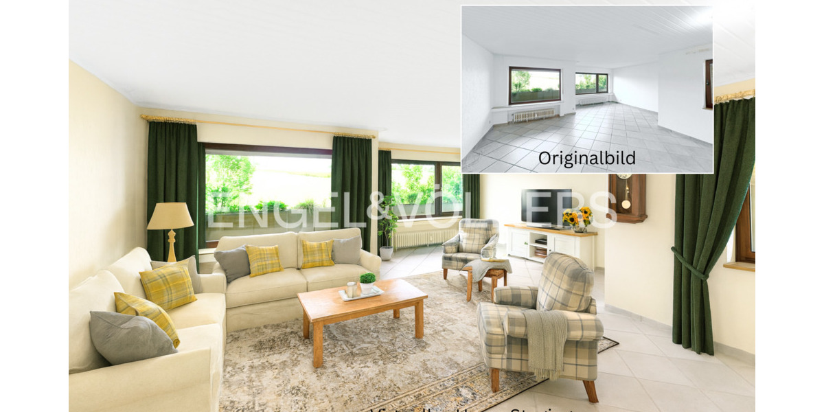 Stilvoll leben in ruhiger Lage - 3-Zimmer-Wohnung mit Weitblick 3 zimmer