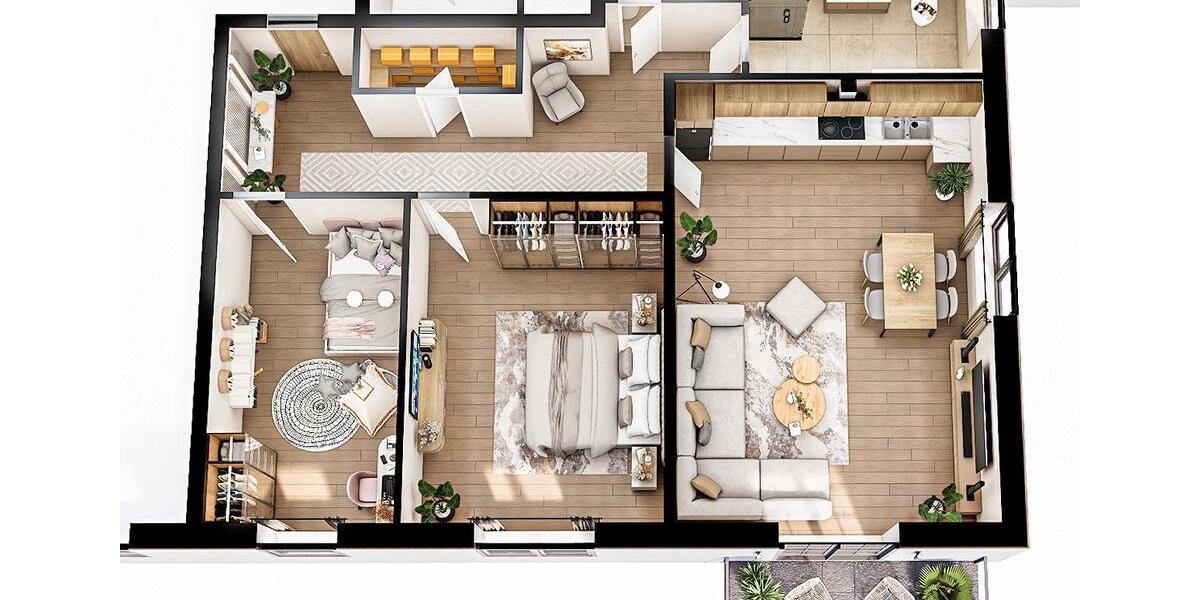 Etagenwohnung Hagen Hagen-Mitte - 3 Zimmer, 100 m&sup2;, 350.800&euro; | Angebot:26614308