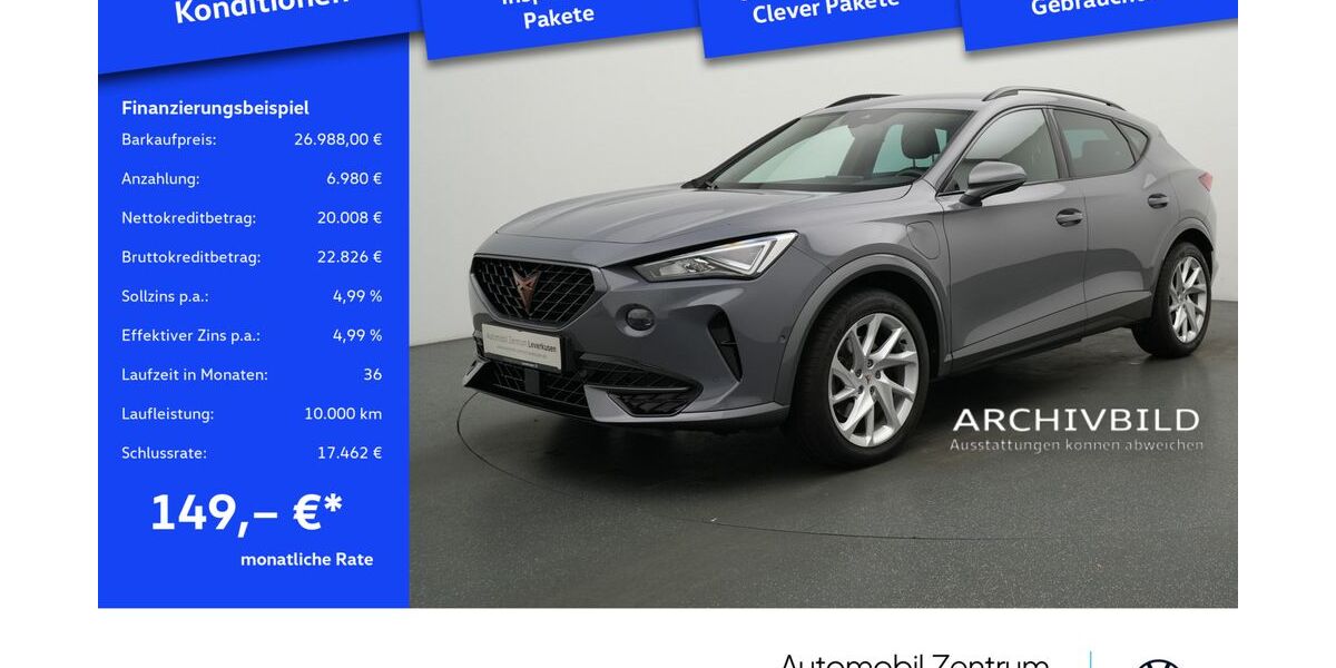 Cupra Formentor 22.819 km 26.988 &euro; Leverkusen 51379