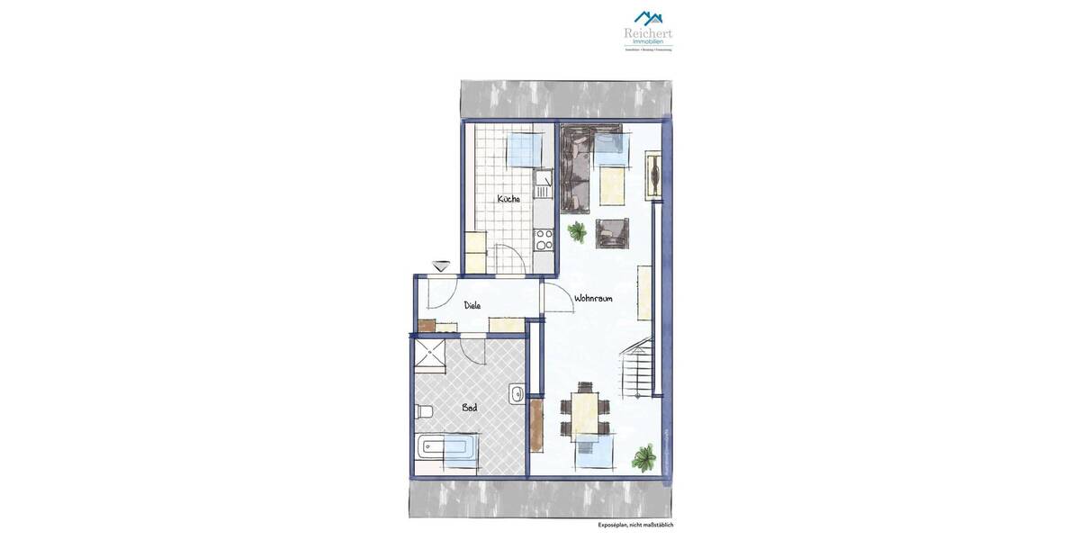 Etagenwohnung Düsseldorf Pempelfort - 1 Zimmer, 50 m&sup2;, 220.000&euro; | Angebot:24060107