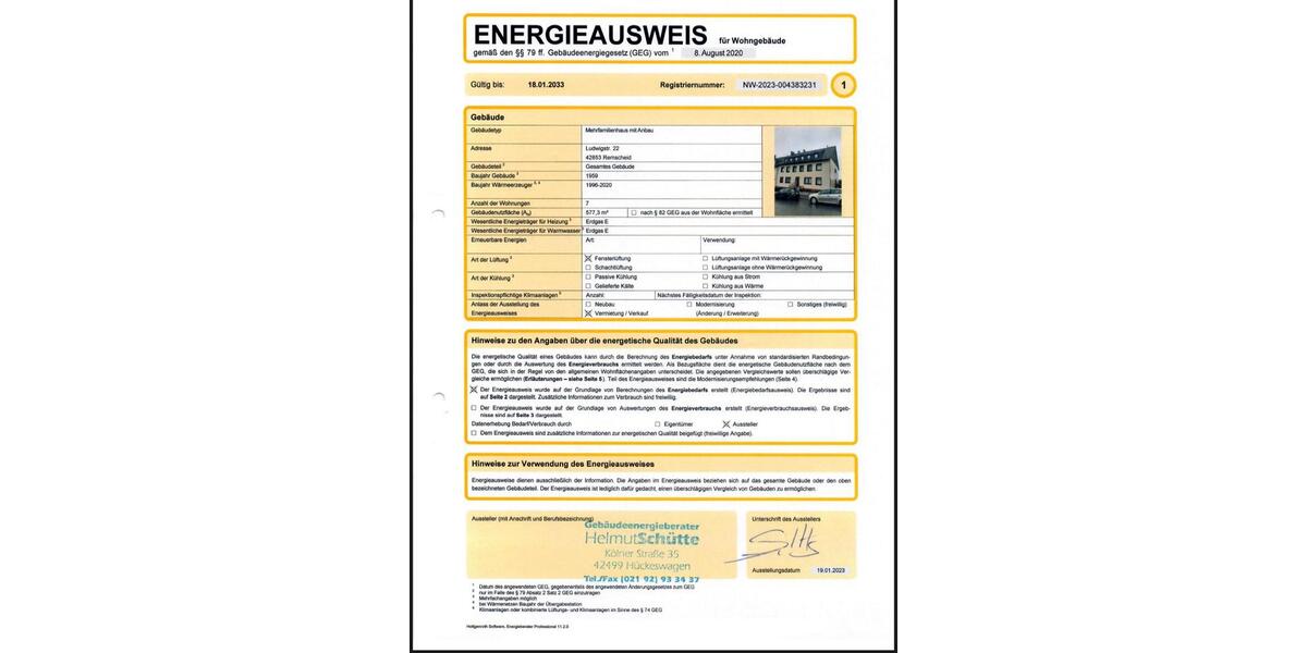 Etagenwohnung Remscheid - 3 Zimmer, 70 m&sup2;, 145.000&euro; | Angebot:27416071
