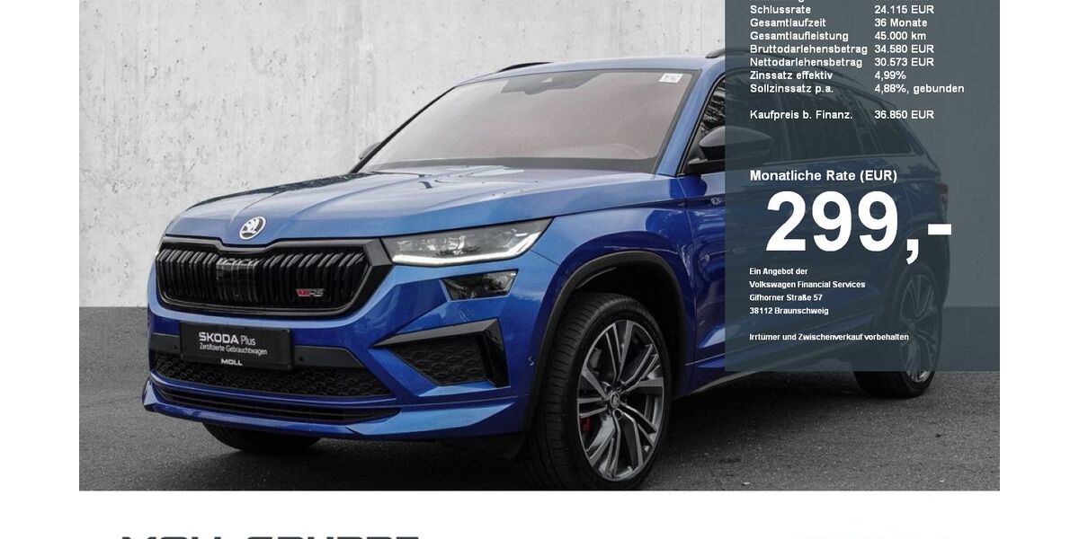 Skoda Kodiaq 66.115 km 36.840 &euro; Düsseldorf 40474