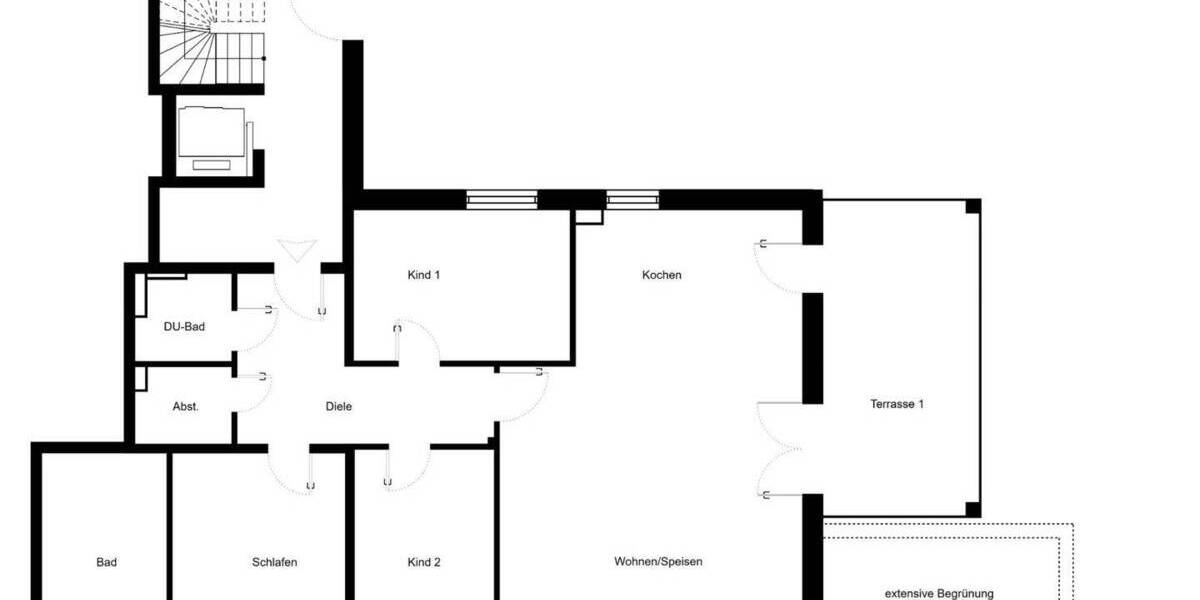 Grün. Modern. Nah am See: Stilvolle 4-Zimmer-Wohnung mit Waldzugang in Essen-Werden 4 zimmer