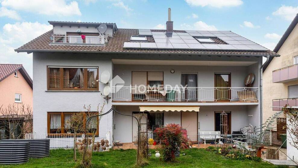 Attraktive EG-Wohnung mit Terrasse, Garten und Garage - Wohnen in ruhiger Lage mit nur drei Parteien