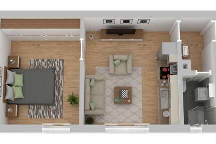 Wohnung zum Mieten in Hagen 204 € 34 m² 1 zimmer