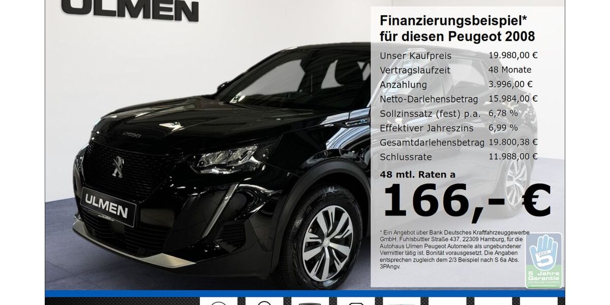 Peugeot 2008 15.508 km 18.580 &euro; Düsseldorf 40233