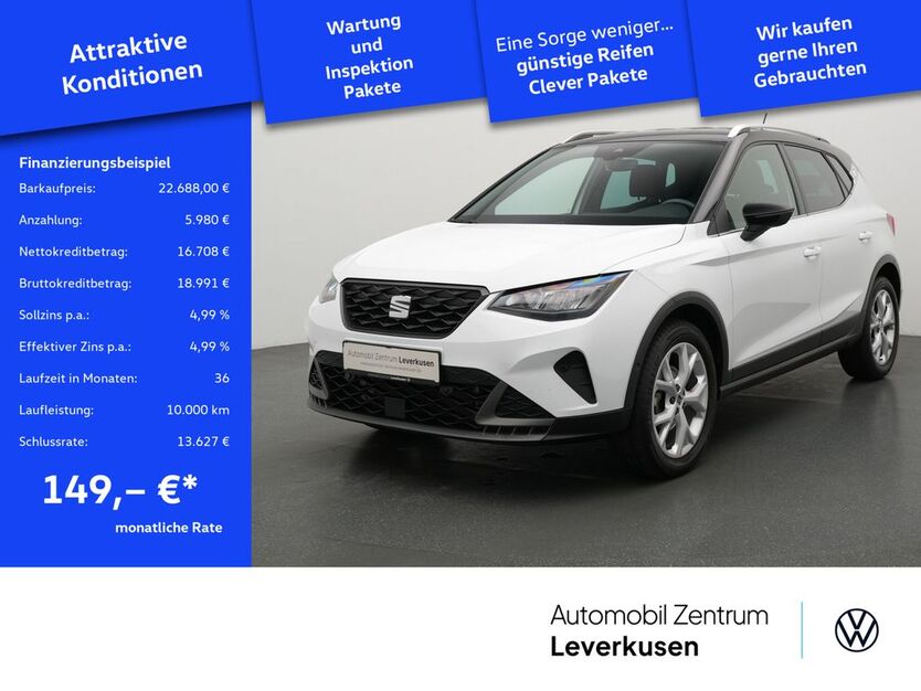 Seat Arona 28.070 km 21.980 € Leverkusen 51379