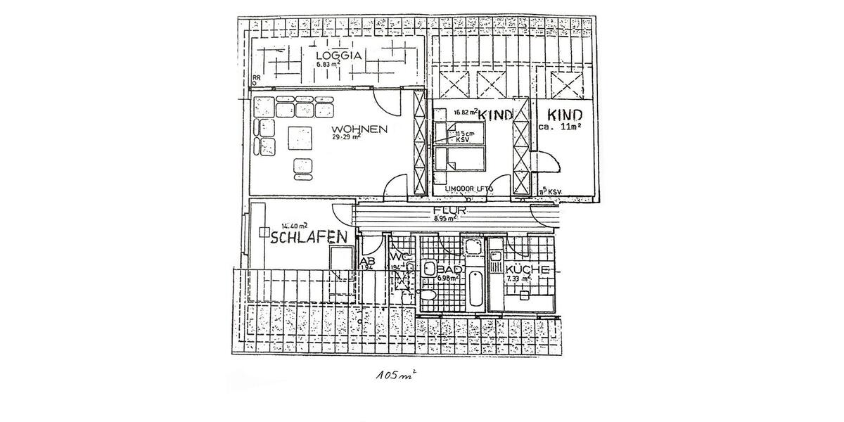 Dachgeschoßwohnung Halver - 4 Zimmer, 105 m&sup2;, 198.000&euro; | Angebot:27298978