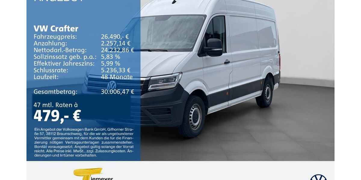 VW Crafter 118.577 km 26.490 &euro; Remscheid 42897