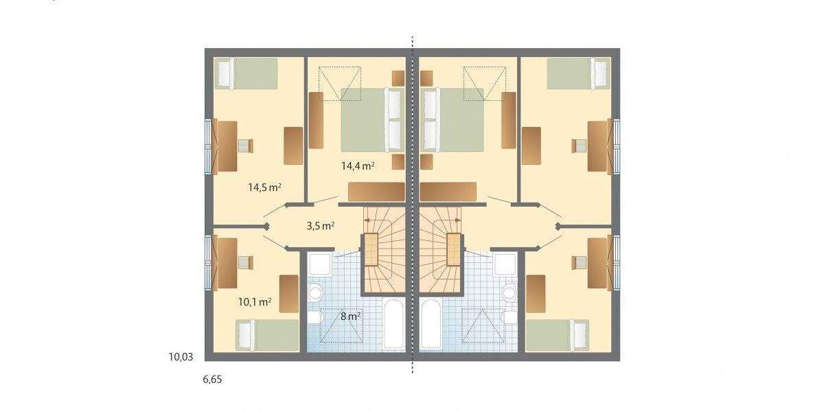 Doppelhaushälfte Düsseldorf Vennhausen - 4 Zimmer, 130 m&sup2;, 699.000&euro; | Angebot:24634435