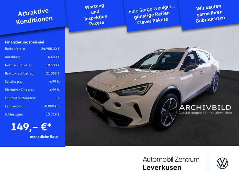 Cupra Formentor 19.979 km 24.988 € Leverkusen 51379