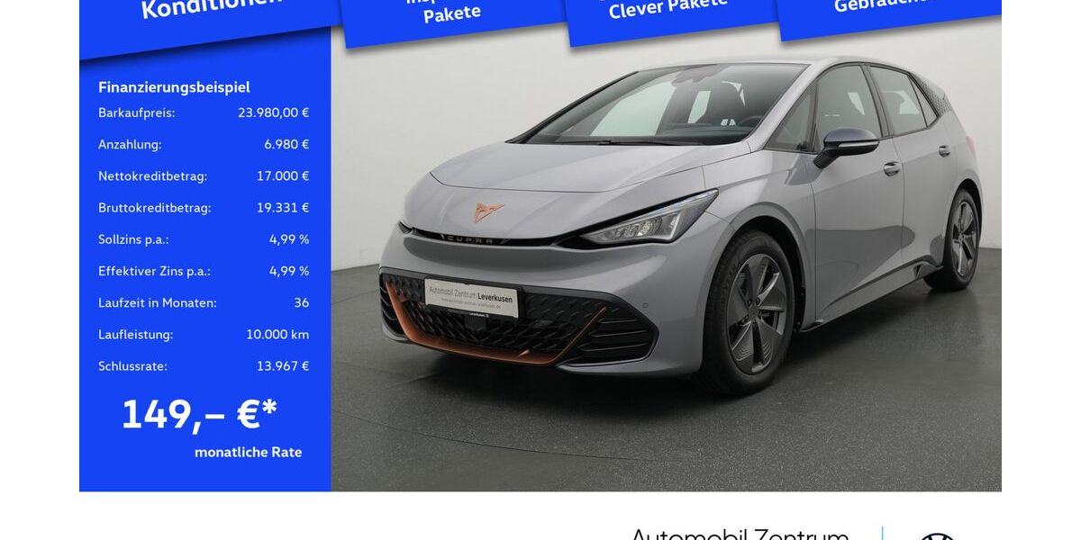 Cupra Born 29.075 km 22.980 &euro; Leverkusen 51379