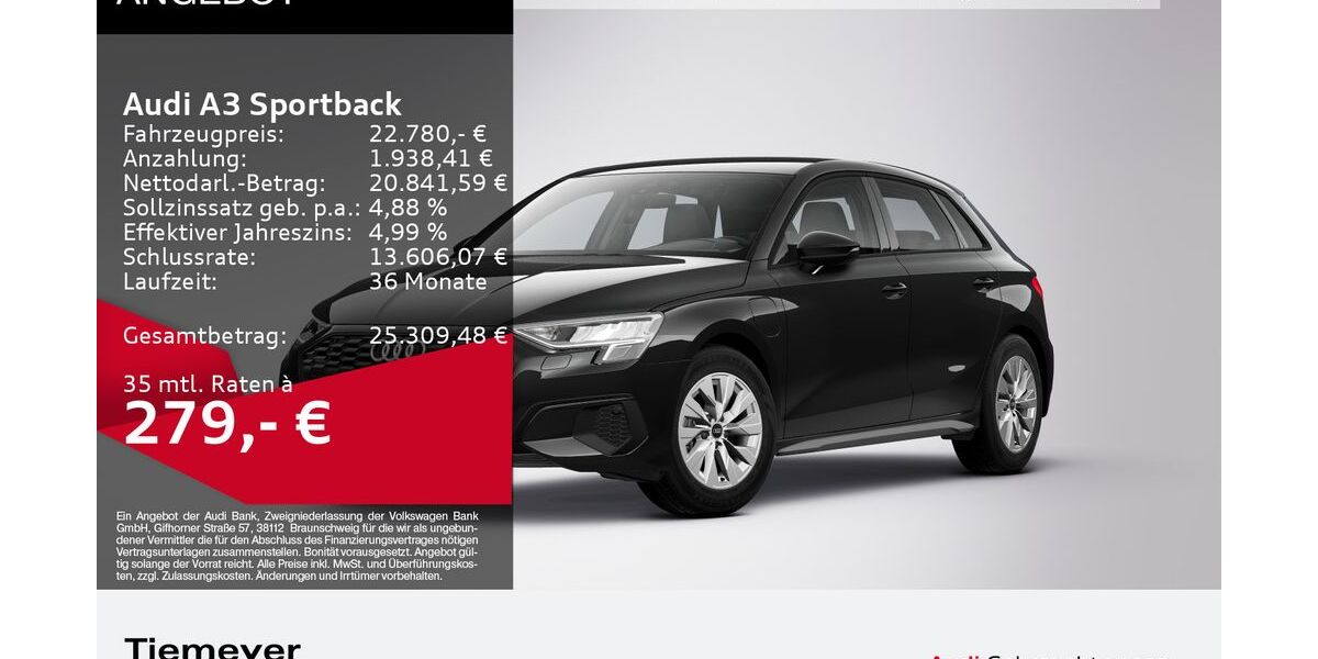 Audi A3 31.859 km 22.360 &euro; Remscheid 42897