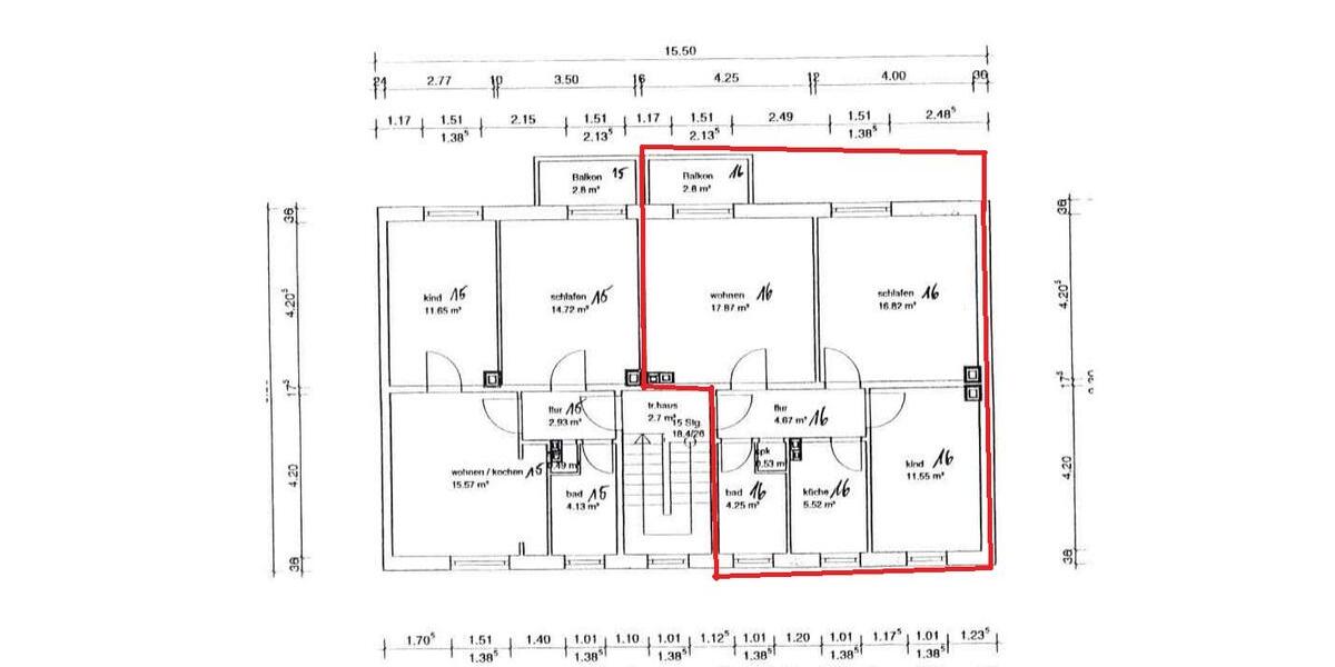 Etagenwohnung Remscheid - 3 Zimmer, 64 m&sup2;, 138.000&euro; | Angebot:26819161