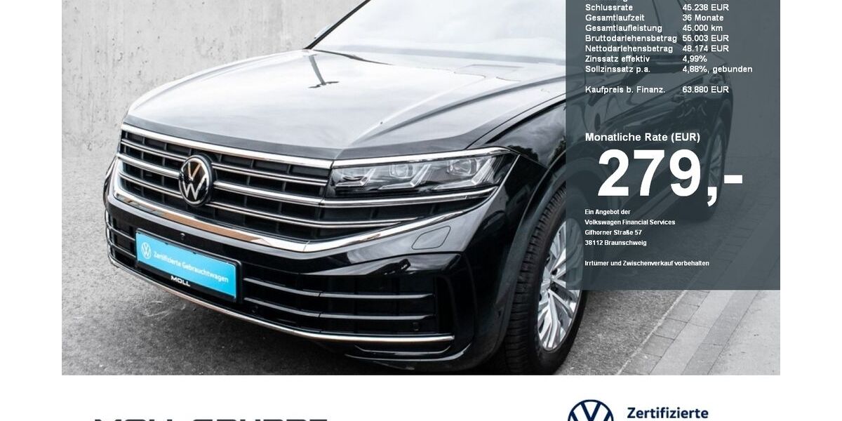 VW Touareg 8.650 km 60.820 &euro; Düsseldorf 40474