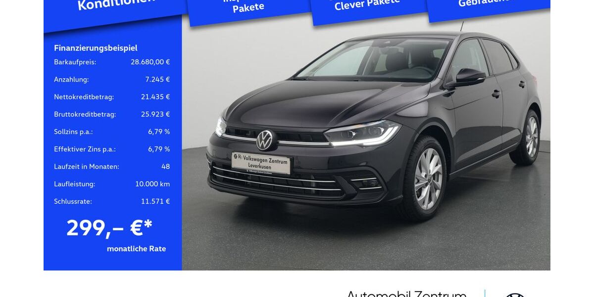 VW Polo 8.988 km 28.680 &euro; Leverkusen 51379