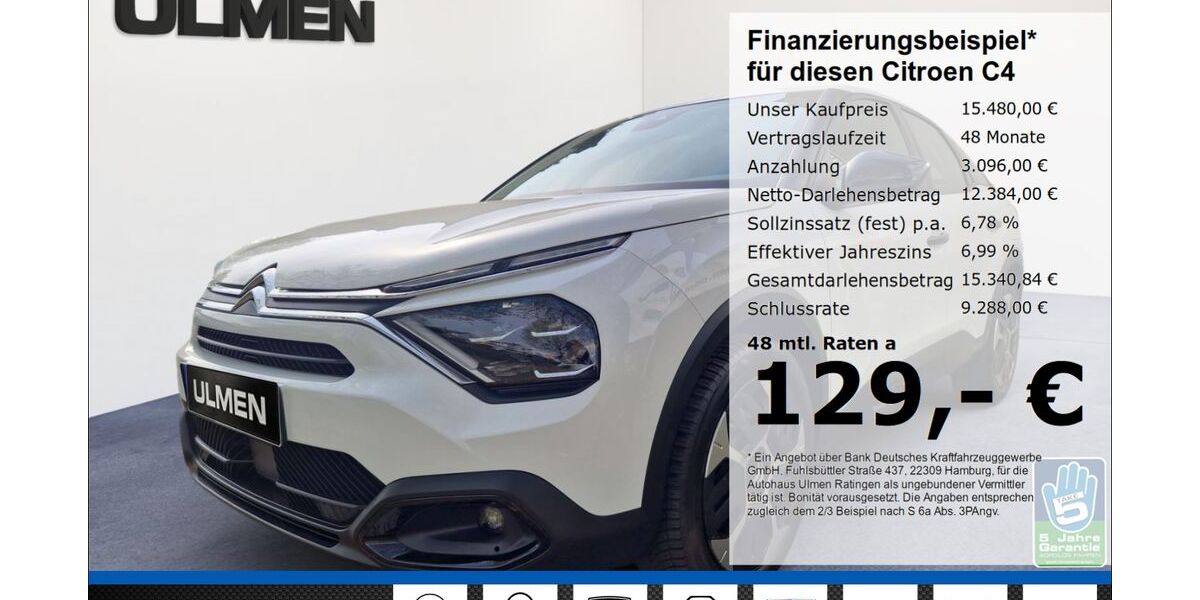 Citroen C4 46.819 km 15.480 &euro; Ratingen 40880