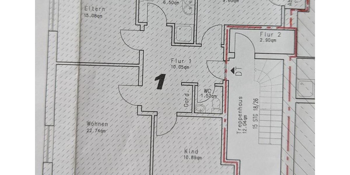 Moderne, ebenerdige Wohnung 3 zimmer