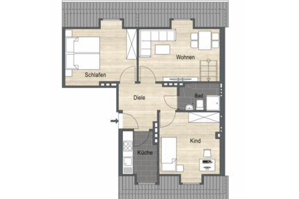 Wohnung zum Kaufen in Solingen 129.000 € 59 m² 3 zimmer