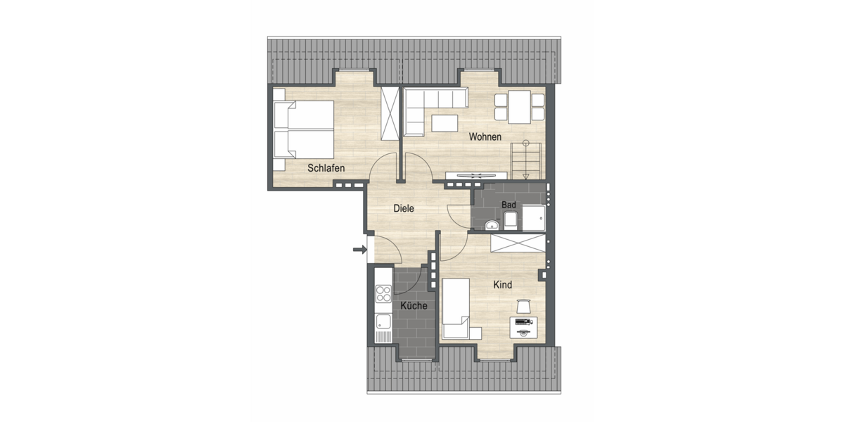 Wohnung zum Kaufen in Solingen 129.000 € 59 m² 3 zimmer