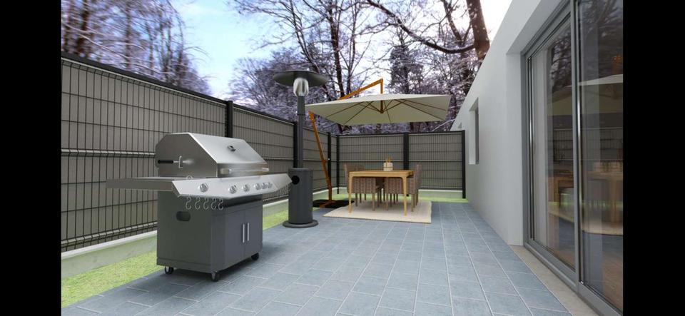 Neubau Bungalow Erstbezug (KfW40, PV Anlage, barrierearm,..) 3 zimmer