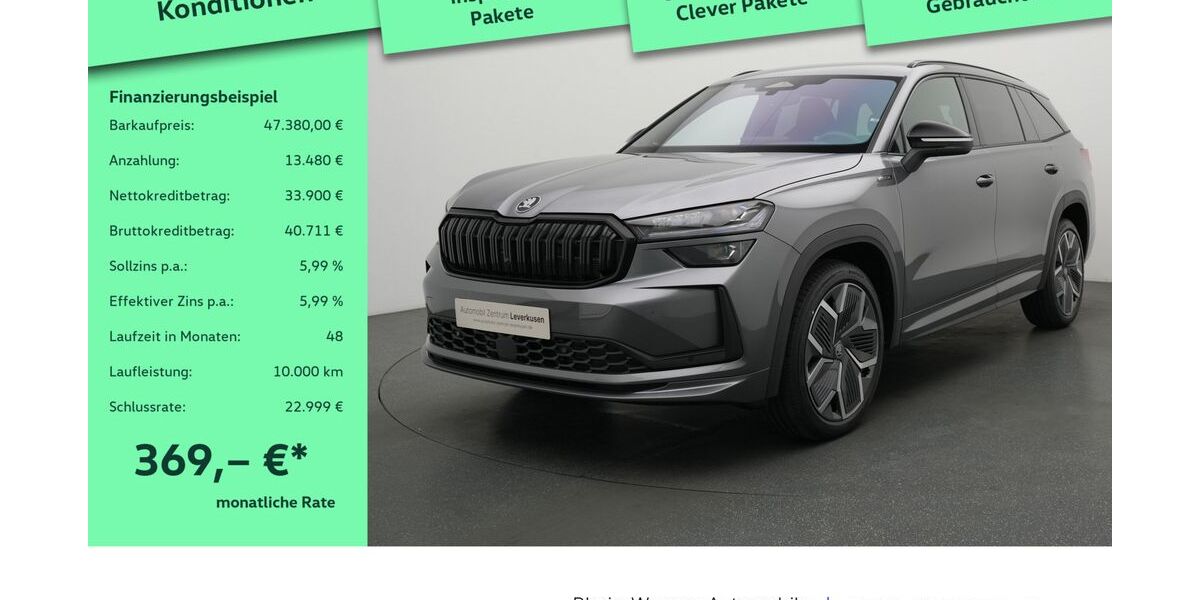 Skoda Kodiaq 1.009 km 47.380 &euro; Leverkusen 51379