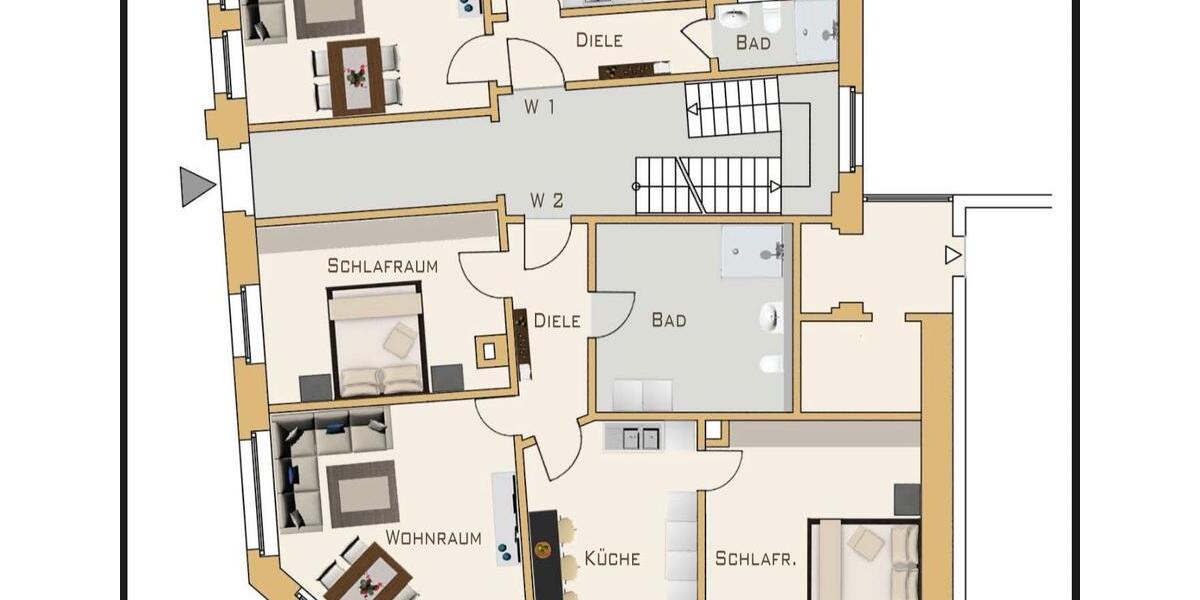 Erdgeschoßwohnung Ennepetal - 3 Zimmer, 84 m&sup2;, 650&euro; | Angebot:26248902