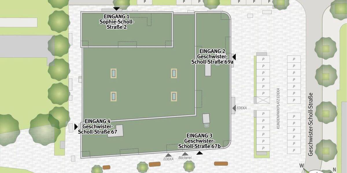 Etagenwohnung Monheim Baumberg - 2 Zimmer, 62 m&sup2;, 855&euro; | Angebot:26502427