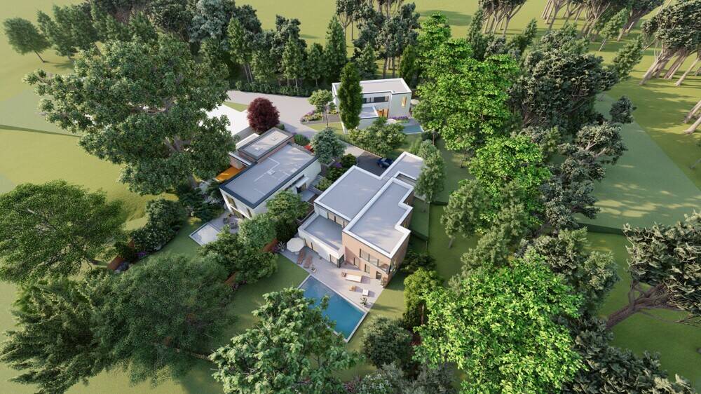 Exklusive Bauhausvilla in ruhiger Bestlage - moderner Luxusbungalow mit Garten und Garage - Villa Bensberg Bensberg | Angebot:25941077