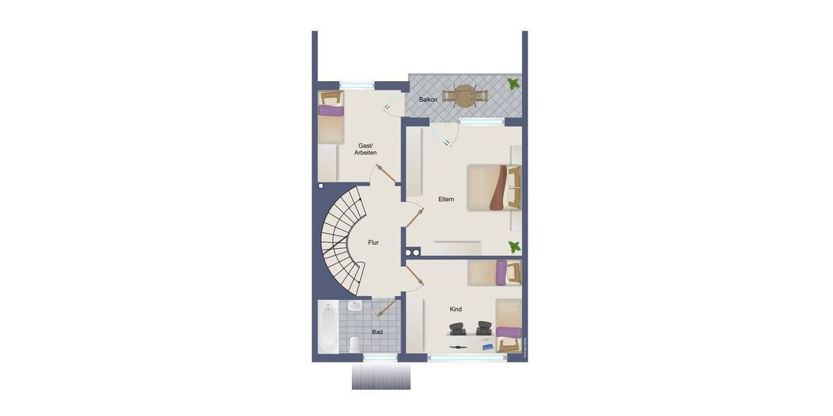 Reihenendhaus Hückeswagen Wiehagen - 4 Zimmer, 90 m&sup2;, 265.000&euro; | Angebot:26389059