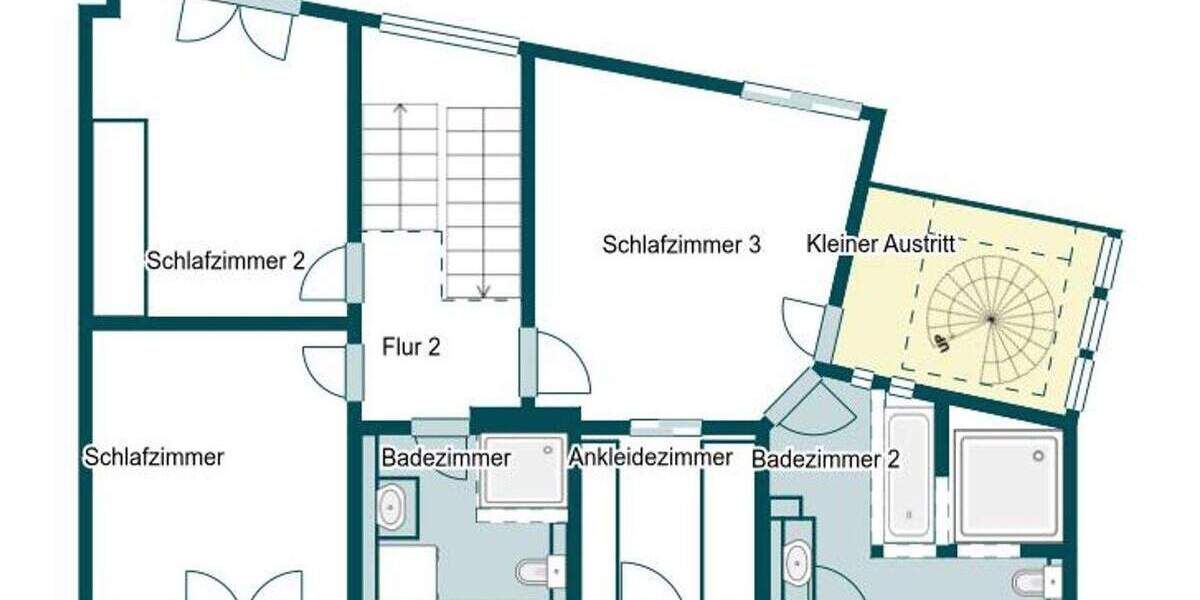 Elegantes Zuhause in Düsseldorf-Bilk mit 5 Tiefgaragenstellplätzen, und grünem Blick in den Park 4 zimmer