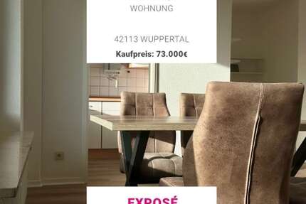 Wohnung zum Kaufen in Wuppertal 73.000 € 52 m² 1 zimmer