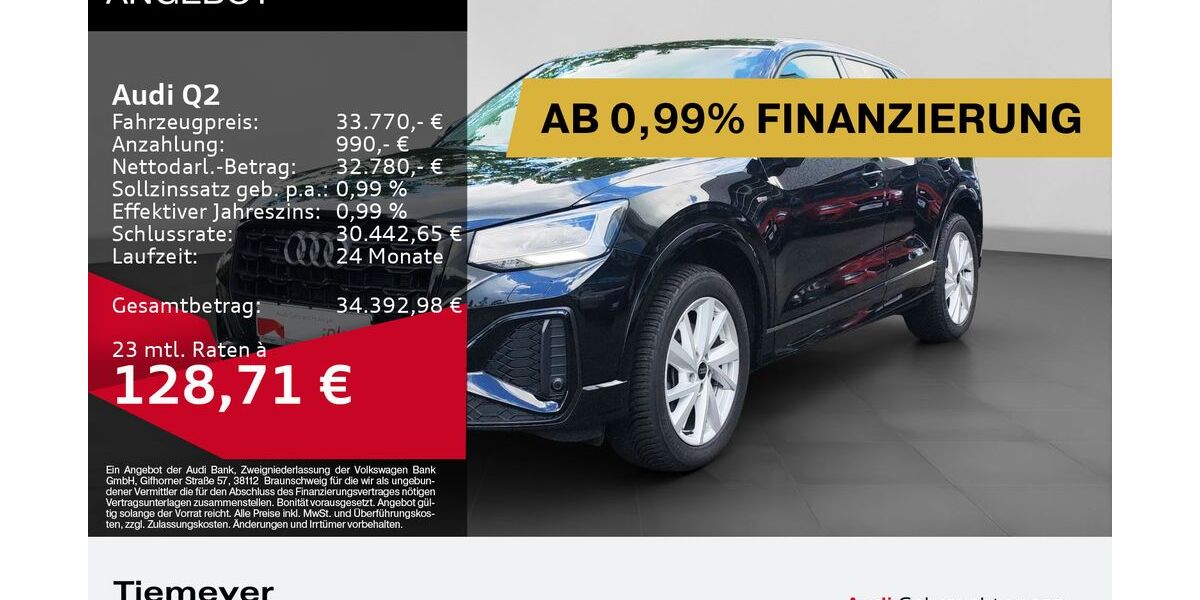 Audi Q2 9.238 km 33.770 &euro; Remscheid 42897