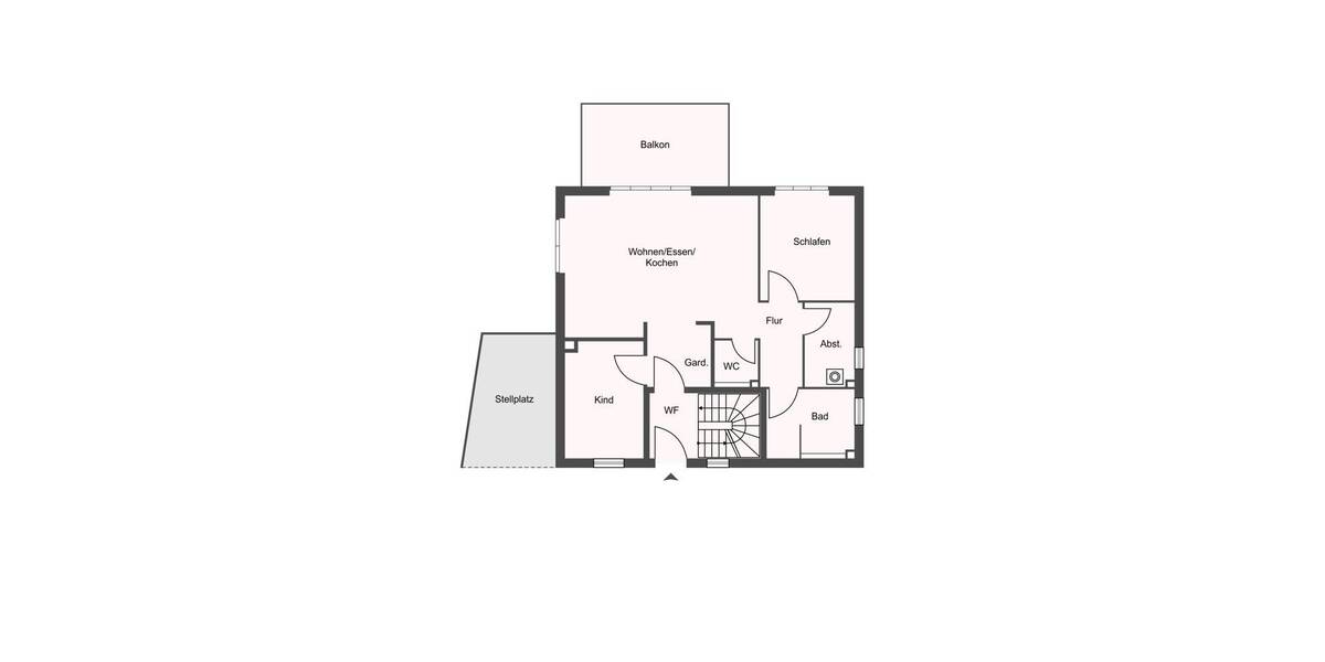 Neubauwohnung mit Balkon und Stellplatz 3 zimmer