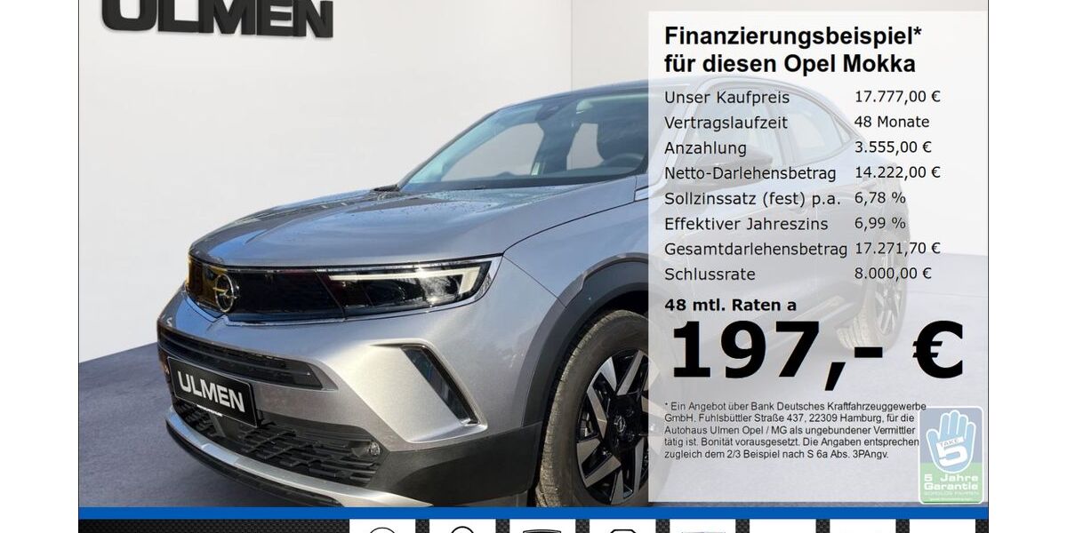 Opel Mokka 44.980 km 17.777 &euro; Düsseldorf 40231