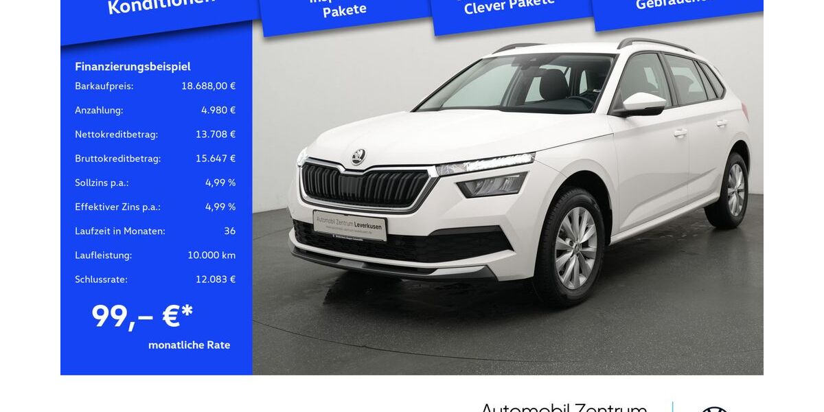 Skoda Kamiq 98.543 km 18.380 &euro; Leverkusen 51379