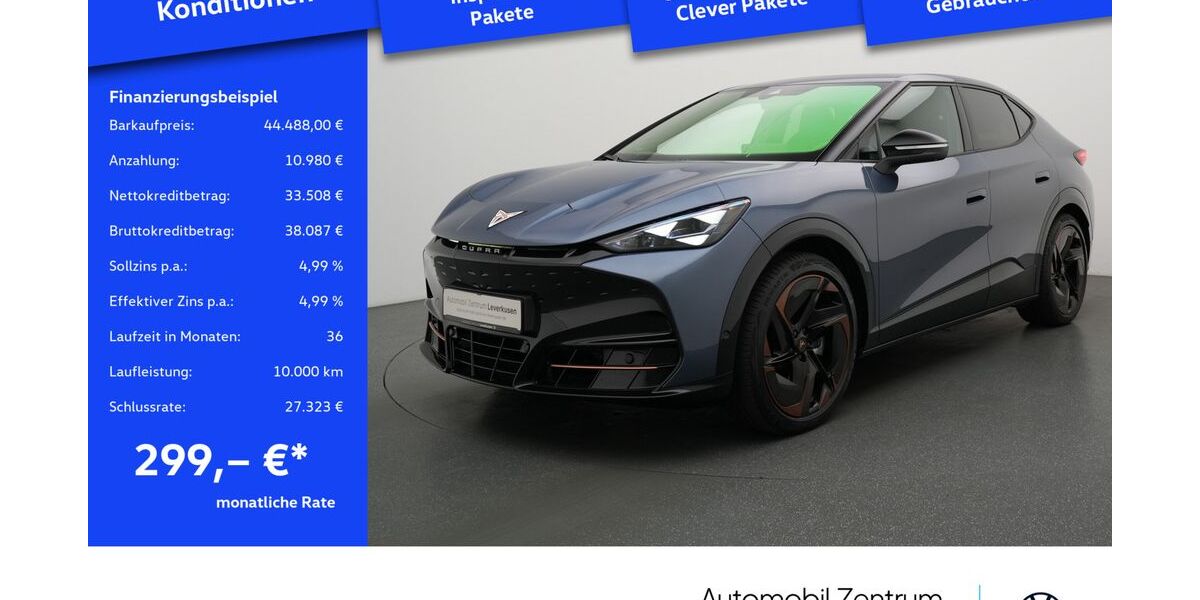 Cupra Tavascan 3.822 km 44.488 € Leverkusen 51379