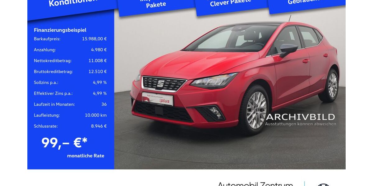 Seat Ibiza 17.961 km 15.988 &euro; Leverkusen 51379