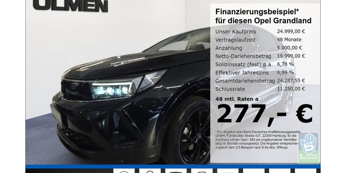 Opel Grandland (X) 29.060 km 24.999 &euro; Düsseldorf 40231
