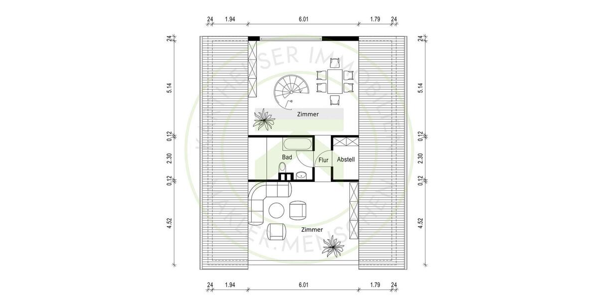 Etagenwohnung Heiligenhaus - 4 Zimmer, 103 m&sup2;, 1.135&euro; | Angebot:26056521