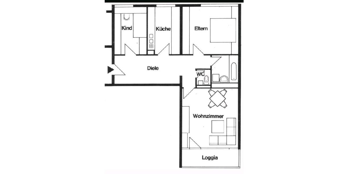 Etagenwohnung Bergisch Gladbach Gronau - 3 Zimmer, 84 m&sup2;, 258.000&euro; | Angebot:26097905