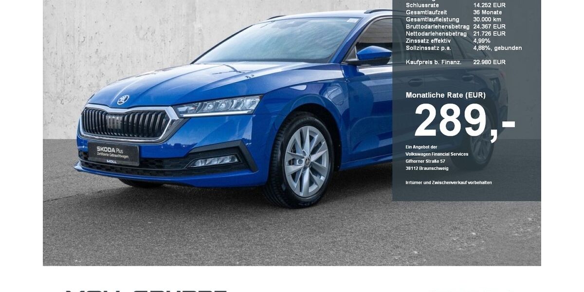 Skoda Octavia 17.792 km 22.980 &euro; Düsseldorf 40474