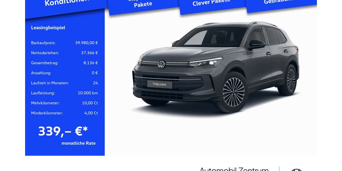 VW Tiguan 3.007 km 39.980 &euro; Leverkusen 51379