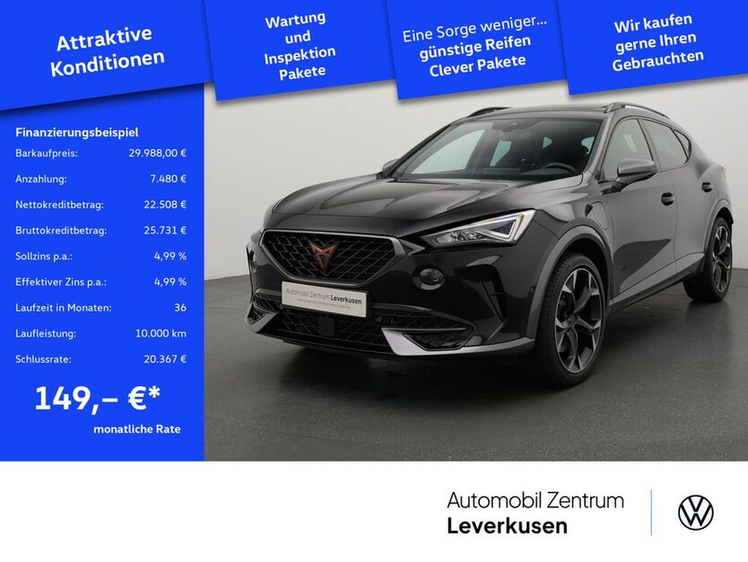 Cupra Formentor 37.254 km 29.980 € Leverkusen 51379