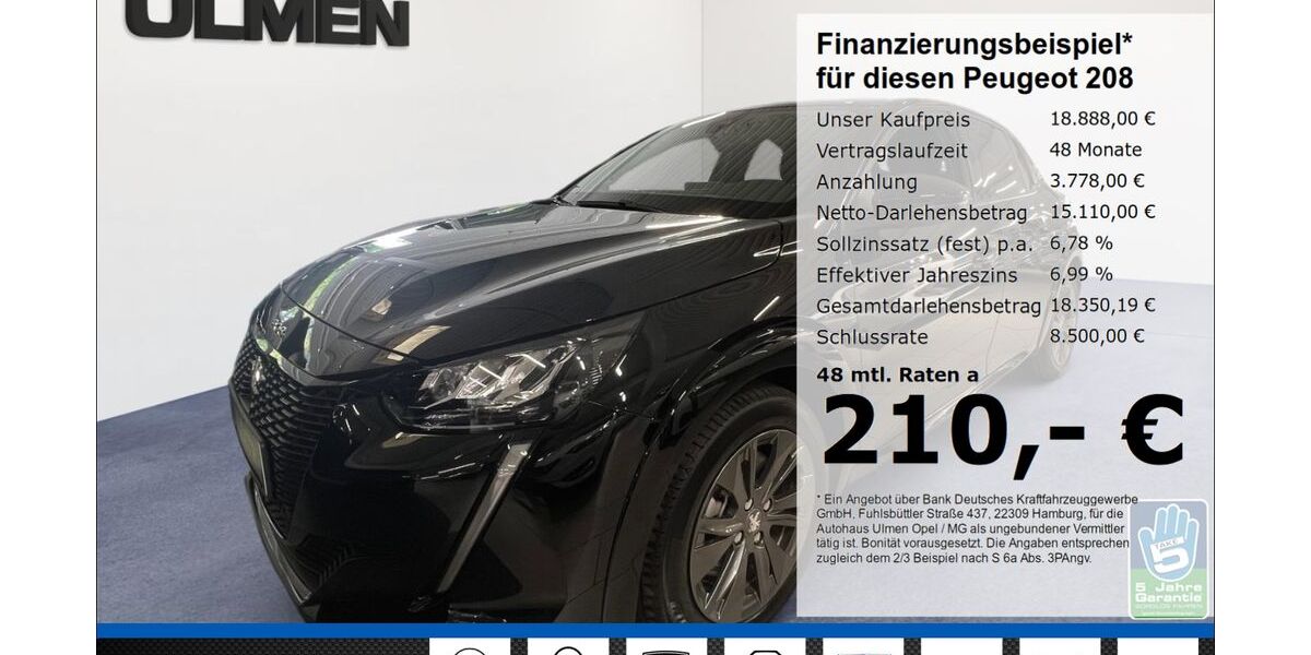 Peugeot 208 11.785 km 18.888 &euro; Düsseldorf 40231