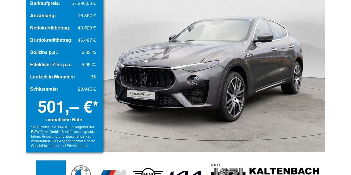 Maserati Levante 52.554 km 56.390 &euro; Overath-Vilkerath 51491