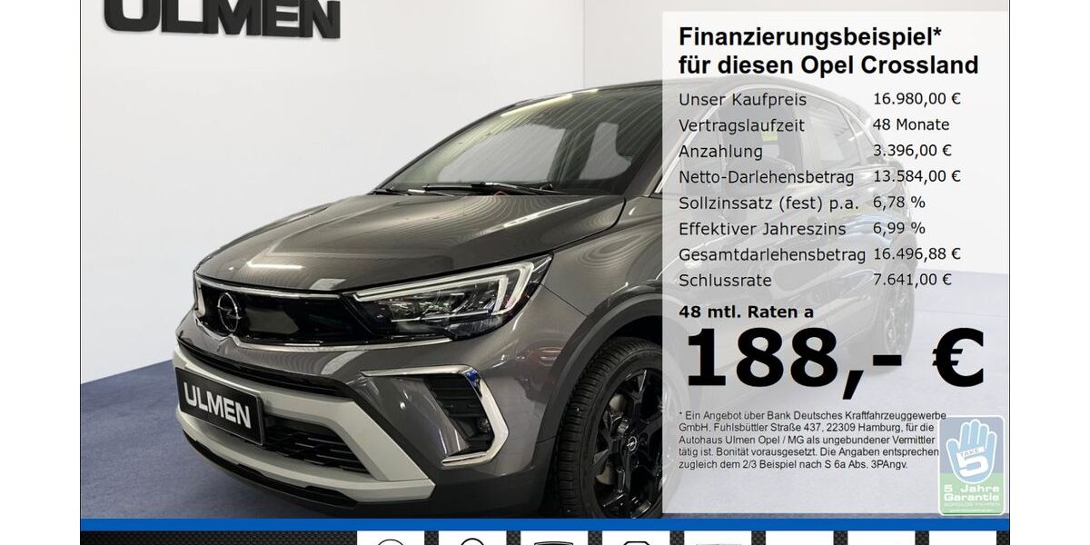 Opel Crossland (X) 50.820 km 16.980 &euro; Düsseldorf 40231