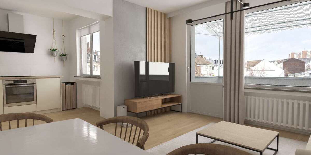 Etagenwohnung Düsseldorf Düsseltal - 3 Zimmer, 80 m&sup2;, 1.850&euro; | Angebot:27453571