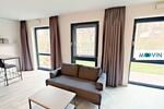 URBAN BASE: Vollmöbliertes 1-Zimmer-Large-Apartment mit EBK, TERRASSE, ALL-IN-MIETE, UVM. am Rheinufer